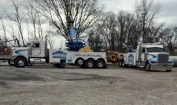 Randy's Towing fleet in yard